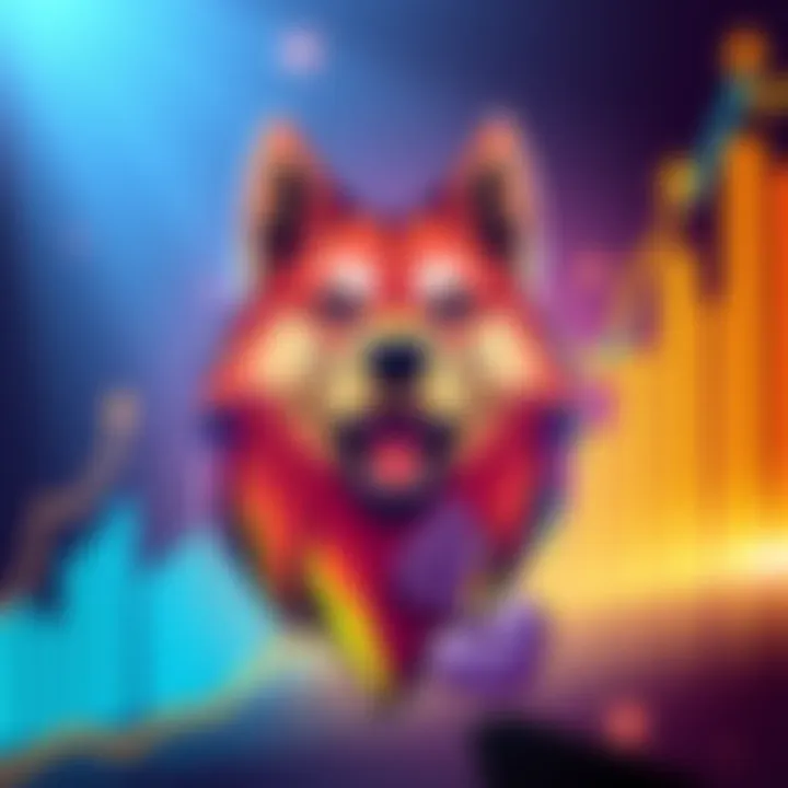 75c Doge Logo A vibrant illustration of the 75c Doge logo with a rising graph in the background, symbolizing its anticipated comeback in the crypto market.