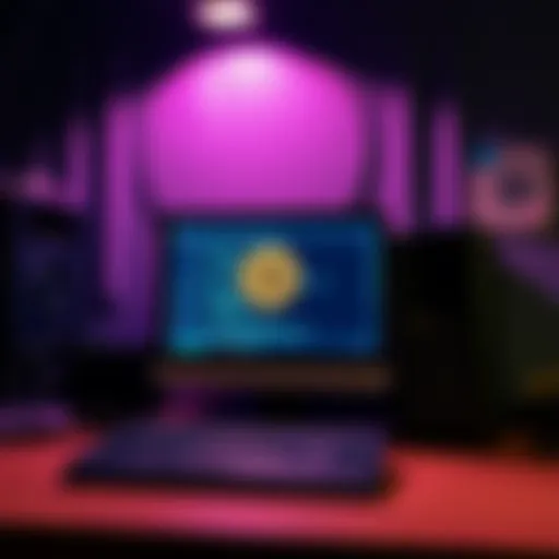 A secure airgapped computer setup with no internet connection, protecting Bitcoin wallets offline.