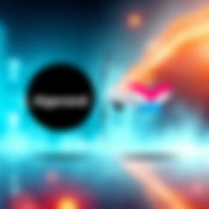 A graphic showing the logos of Algorand and TravelX with a broken link symbol, indicating the end of their partnership.