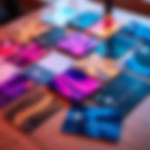 A selection of alternative payment cards laid out on a table, showcasing various designs and features, with an emphasis on their reliability and support services.