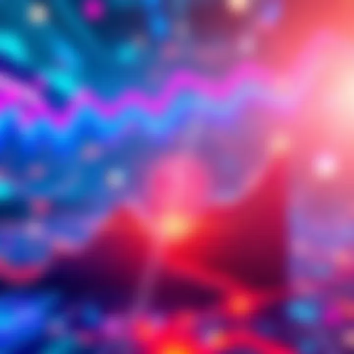 A graphic showing the ARB network surpassing 300 million active addresses with vibrant growth charts and a blockchain symbol.