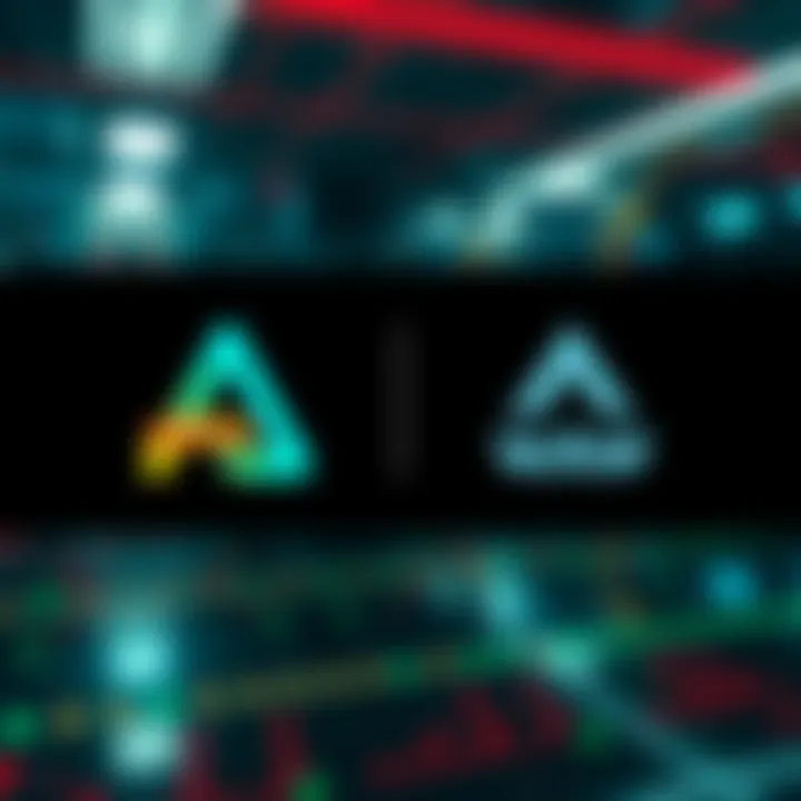 Logos of ArWeb and Arweave representing decentralized internet solutions