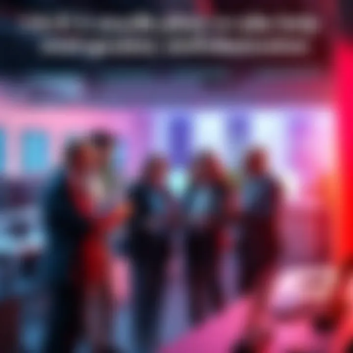 Asset Managers Embracing Tokenization A group of business professionals discussing blockchain technology and asset management strategies in an office setting