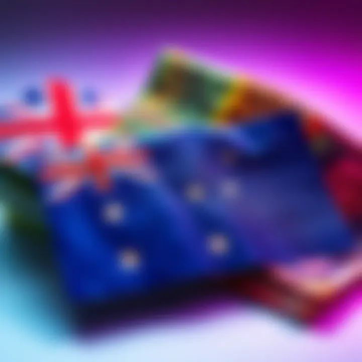 Illustration showing money being printed with Australian flag colors, symbolizing economic changes and inflation concerns.