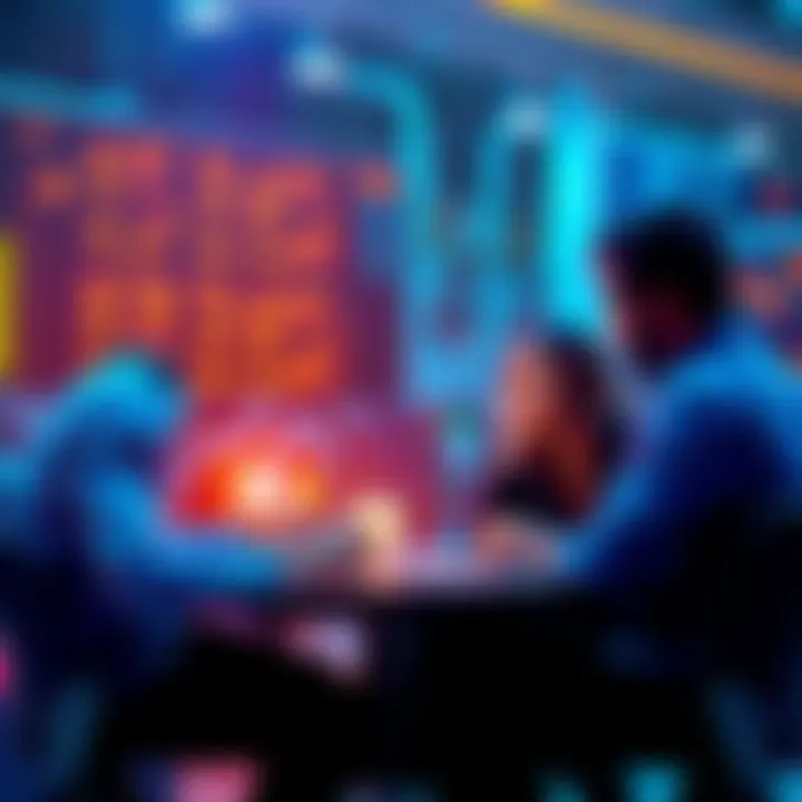 AWS Outage Impact A business team discussing strategies to improve operations after an AWS outage