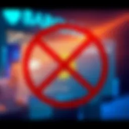 A graphic showing a debit card with a crypto symbol crossed out, representing Barclays Bank's decision to stop crypto payments