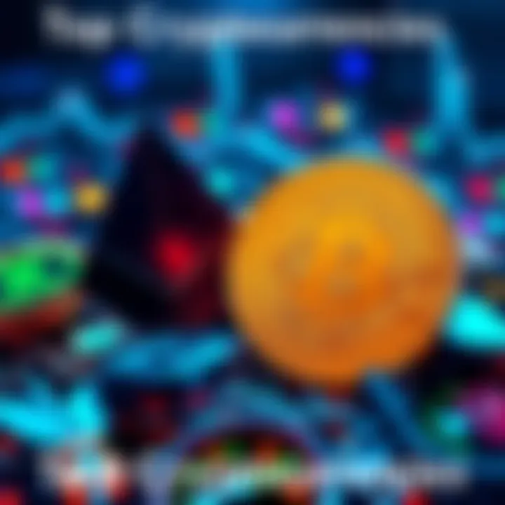 A guide to popular cryptocurrencies with Ethereum and XRP symbols, highlighting safe investment options for new investors.