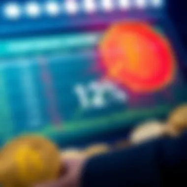 A graphic displaying a betting board with increasing odds for Sam Bankman-Fried's potential pardon, surrounded by cryptocurrency symbols.