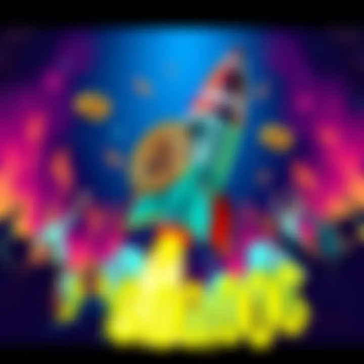 Funny Bitcoin meme for BTC at $200,000 A humorous meme depicting Bitcoin with a rocket ship, symbolizing the rise to $200,000, surrounded by excited characters celebrating crypto gains.