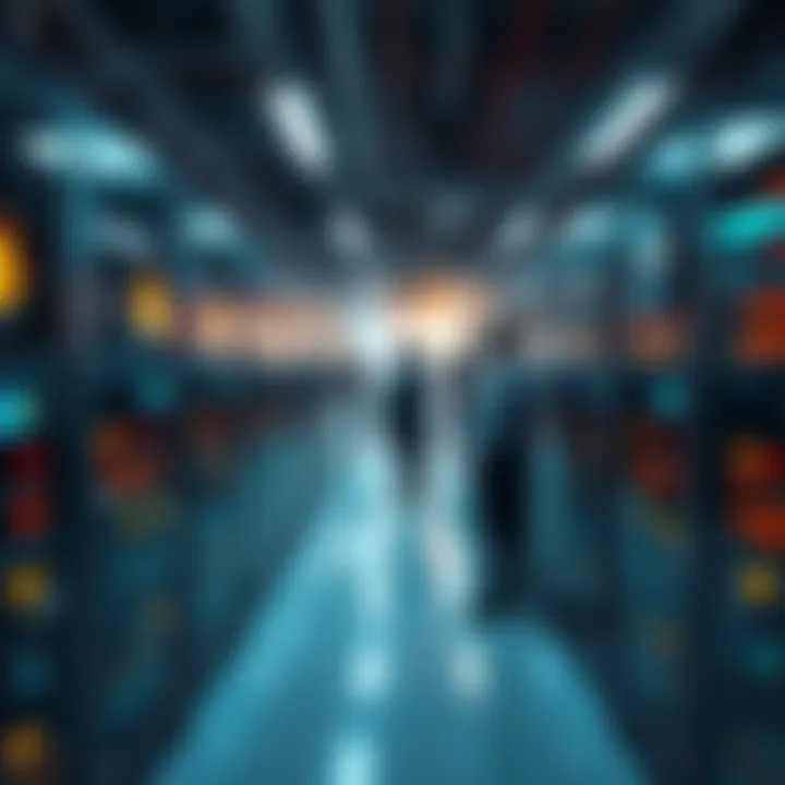 Bitcoin Mining Companies A group of workers monitoring Bitcoin mining machines in a facility