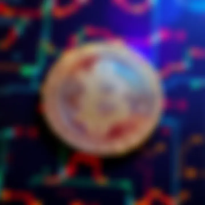 A visual representation of the Bitcoin symbol on a digital grid background, symbolizing the impact of cryptocurrency on modern finance.