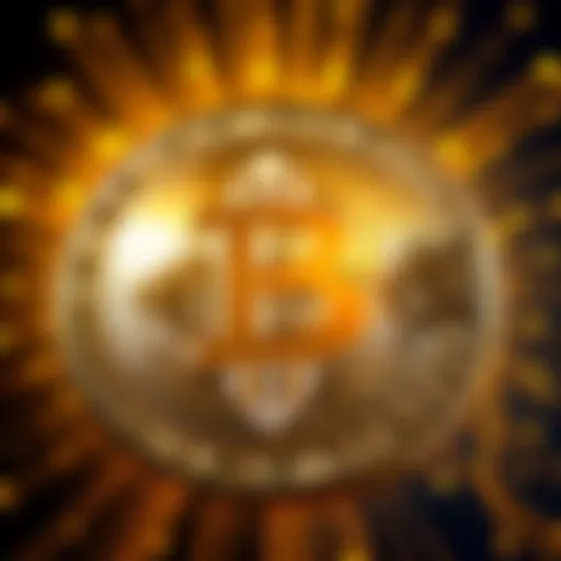 The Bitcoin symbol surrounded by the text '21 Million,' representing Bitcoin's capped supply.