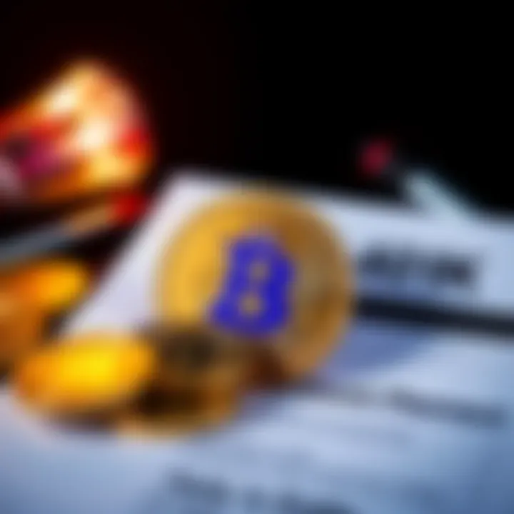 A graphic showing Bitcoin coins alongside a 401K plan document, symbolizing financial investment discussions during Trump's presidency.