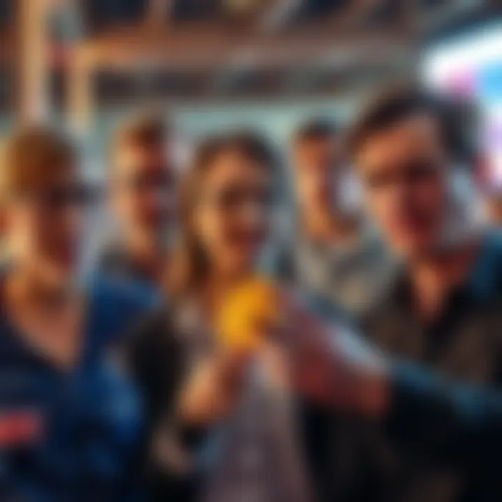 Group of individuals discussing Bitcoin with concerned expressions, highlighting public sentiment in Australia