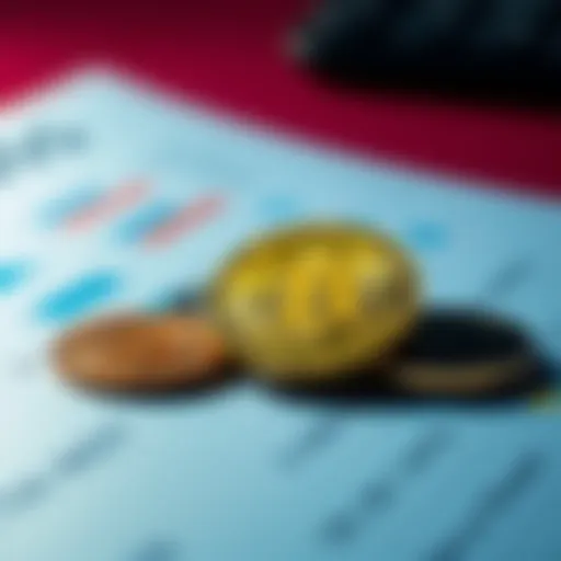 A visual representation of Bitcoin added to a corporate balance sheet, symbolizing financial growth and tech investment.
