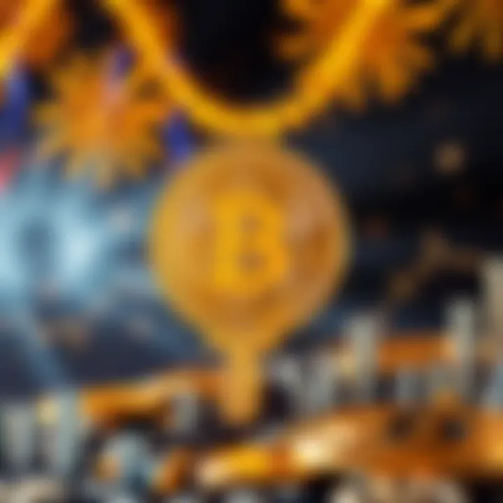A graphic showing Bitcoin symbol with a celebratory background, highlighting its rise above $100,000 for 100 straight days.