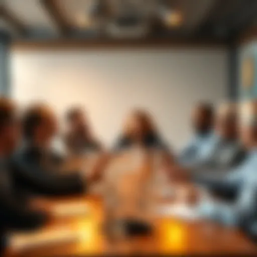 A group of experts sharing views on Bitcoin and cryptocurrency at a roundtable discussion.
