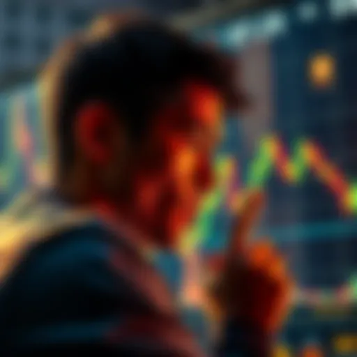 A person looking at a Bitcoin chart, considering a target of 0.01 BTC for investment.