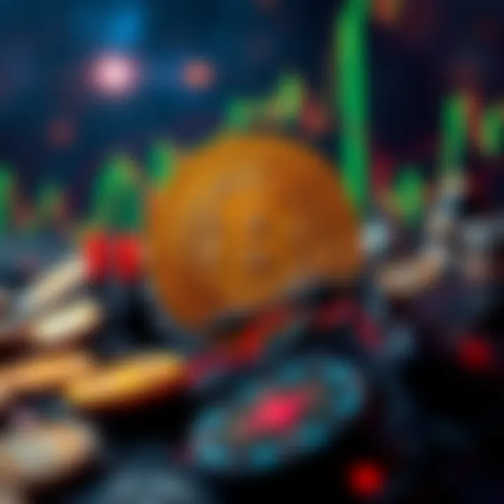 A graphic showing Bitcoin nearing a milestone with altcoins fading in the background