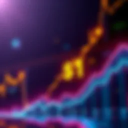 A visual representation of Bitcoin's price chart showing significant upward trends with a bold $1 million target highlighted