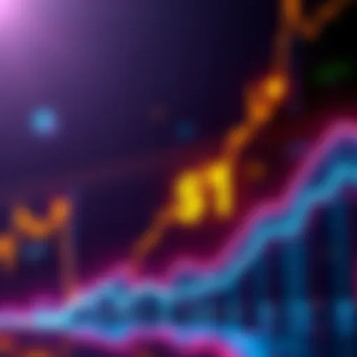 A visual representation of Bitcoin's price chart showing significant upward trends with a bold $1 million target highlighted