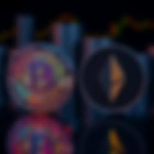 A graphic showing Bitcoin and Monero logos facing off, symbolizing the competition between the two cryptocurrencies over financial privacy.