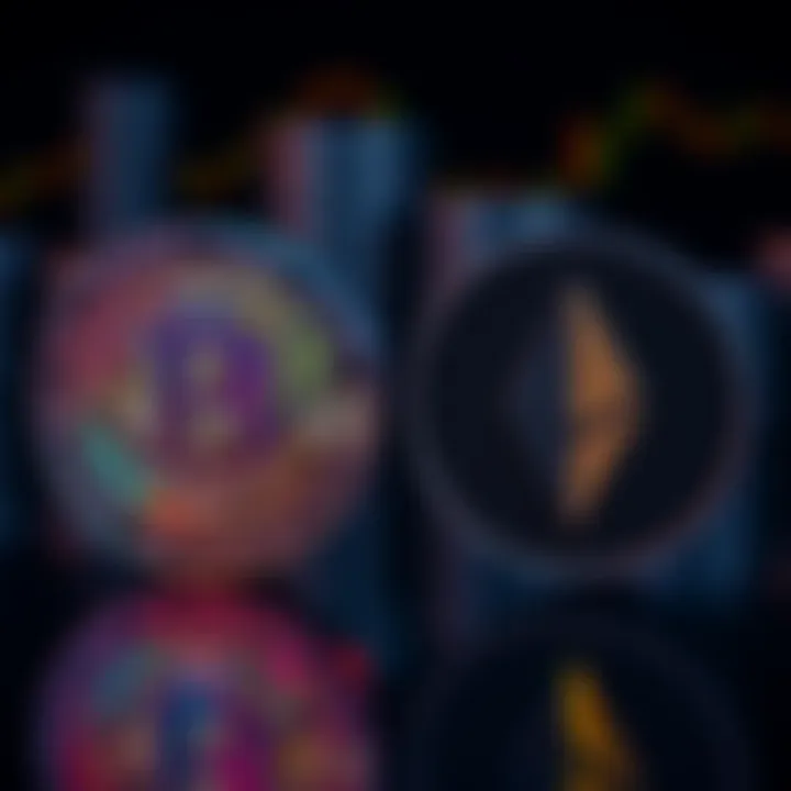 A graphic showing Bitcoin and Monero logos facing off, symbolizing the competition between the two cryptocurrencies over financial privacy.