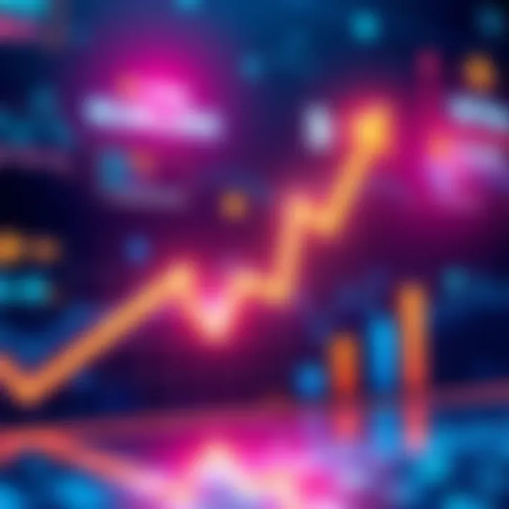 Bitcoin Price Chart A rising Bitcoin price chart showing significant growth, with a bullish trend and upward arrows indicating confidence in future values.