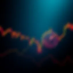 A graph showing Bitcoin price falling below 116K while Ethereum remains steady, with altcoins in decline.