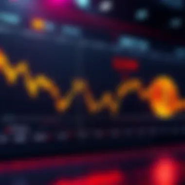 Bitcoin Price Trend A chart showing Bitcoin price fluctuations with a downward trend line and a forecast of $200K marked in red, illustrating market skepticism.