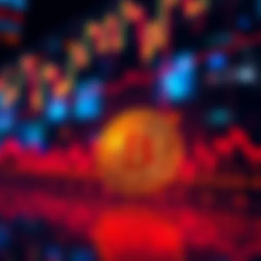 Graph showing Bitcoin price dropping towards $29,834.40