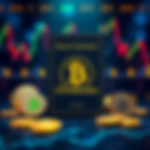 A book titled 'The Bitcoin Standard' with Bitcoin symbols surrounding it, set against a modern financial backdrop.