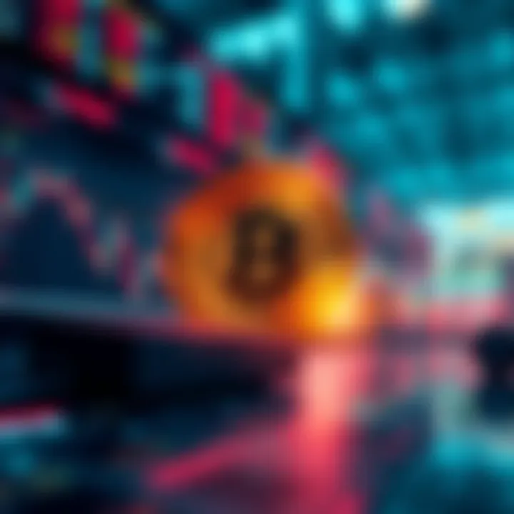 Bitcoin and Stock Market Overview A visual representation showing Bitcoin prices alongside stock market trends in 2025, highlighting their interaction and influence on investor sentiment.