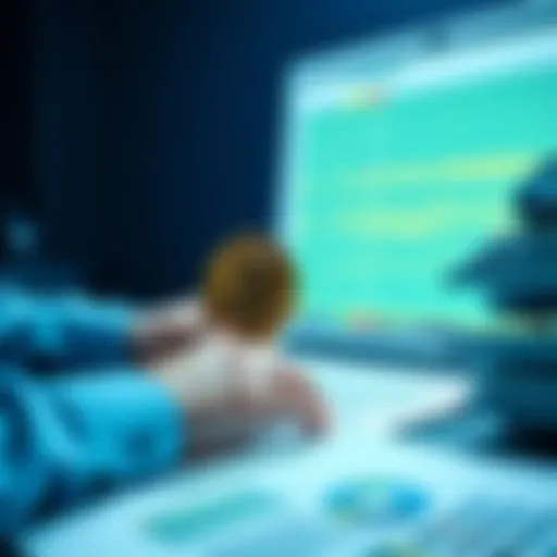 A person using Excel to organize Bitcoin transaction data for tax reporting