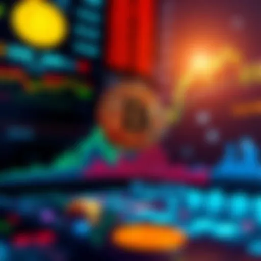 Visual representation of Bitcoin trading volume with graphs and charts showing OTC transactions and custodial purchases