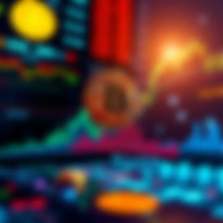 Visual representation of Bitcoin trading volume with graphs and charts showing OTC transactions and custodial purchases