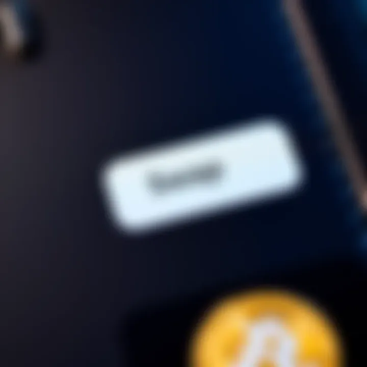 A close-up of a cryptocurrency wallet interface showing the swap option greyed out, indicating a problem with trading Bitcoin.
