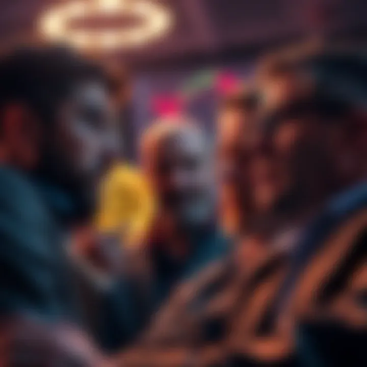 Bitcoin whales experiencing losses Investors shorting Bitcoin look worried as the cryptocurrency's value rises, showing charts and expressions of concern.