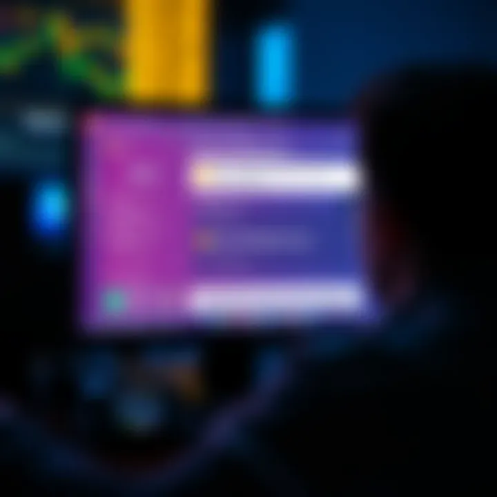 A person looks at a computer screen showing Bitcoin withdrawal options and verification steps