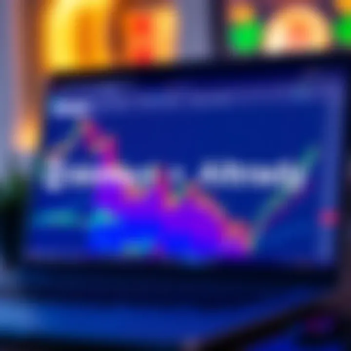 BitMart and Altrady Webinar A digital graphic showing charts and trading data on a laptop screen, with the logos of BitMart and Altrady prominently displayed.