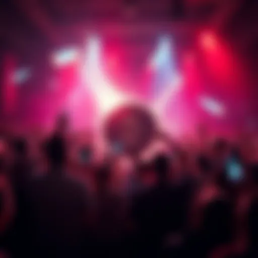 A visual representation of a vibrant token launch event, showcasing community engagement with people celebrating and interacting, while liquidity flows around them symbolizing success and support.