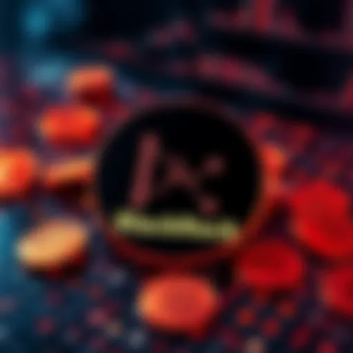 A graphic showing BlackRock’s logo with Bitcoin symbols, representing the launch of their Bitcoin ETP in the UK.