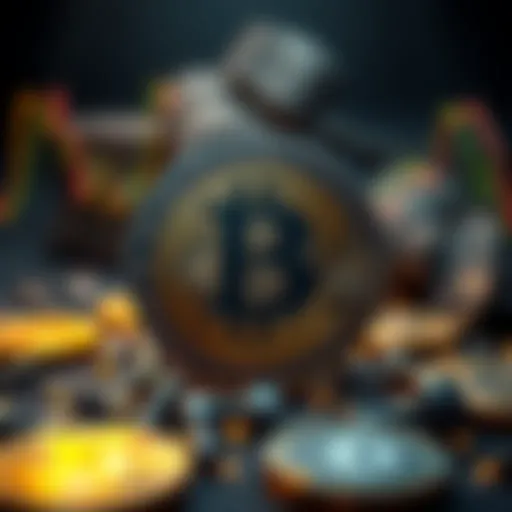 BlackRock logo with Bitcoin symbol, representing a $60 million investment in cryptocurrency for clients