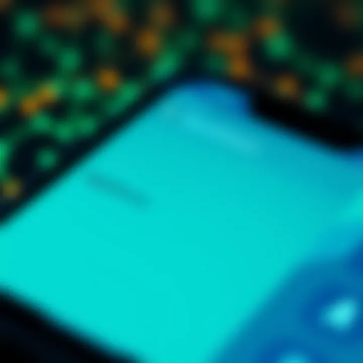 Close-up of a smartphone screen showing Blockstream Green Wallet settings with seed phrases visible