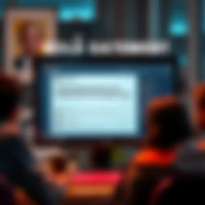 A computer screen displaying a bold statement post with comments from various people discussing it.