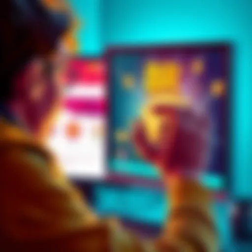 A frustrated person looking at a computer screen showing missing rewards on Bonzo