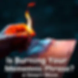A person holding a lighter to a piece of paper with written phrases, flames beginning to consume it.