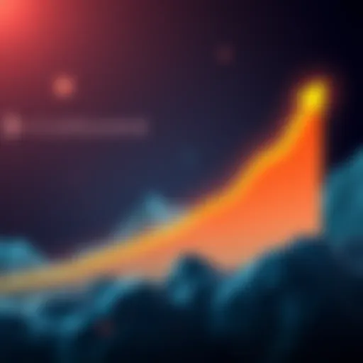 Illustration of the Cardano logo alongside an upward trending growth chart, symbolizing optimism in the crypto market after the Clarity Act's passage.