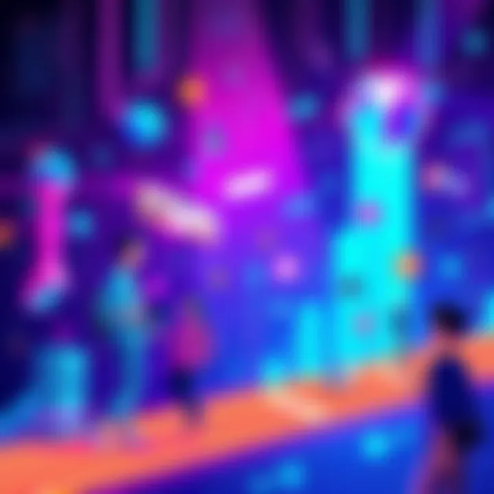 Innovative Ideas for Cardano A vibrant illustration showing innovative concepts like apps and DeFi solutions for the Cardano blockchain, with futuristic elements and digital motifs.