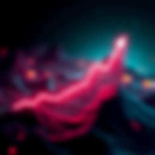 A graph showing a downward trend indicating the decline in Chainlink's popularity in the cryptocurrency market